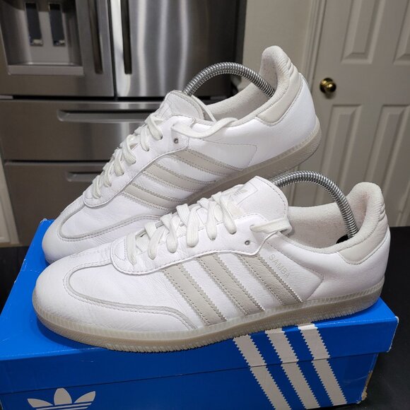 adidas Originals Other - Adidas Samba Mens Size 9.5 Womens Size 10.5  OG ORIGINALS White / Grey Sneakers